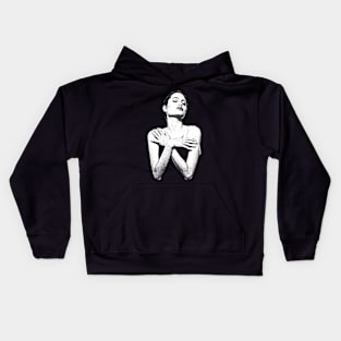 Young Angelina Jolie Kids Hoodie